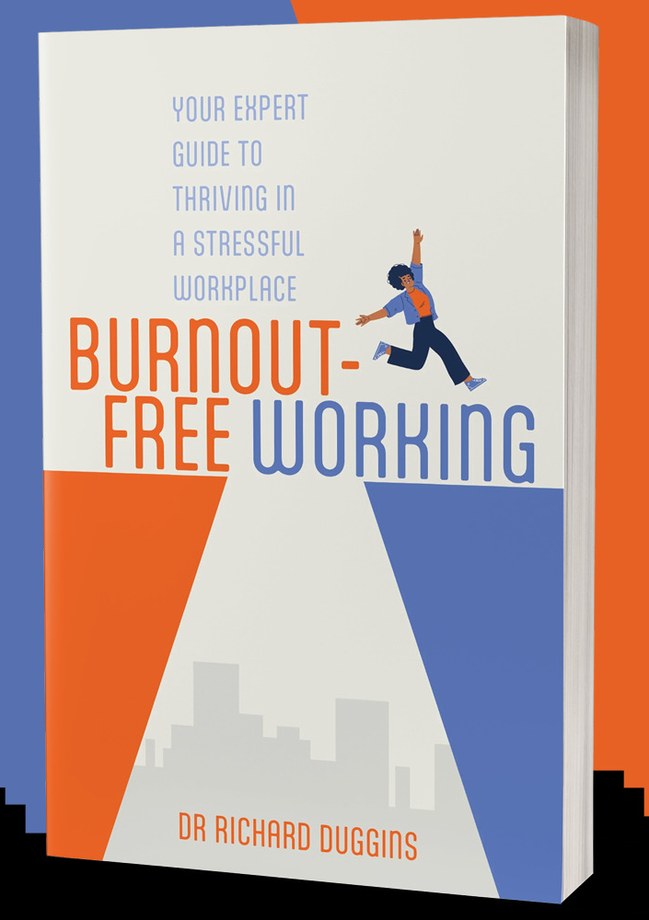 Cover of Burnout-Free Working by Dr Richard Duggins